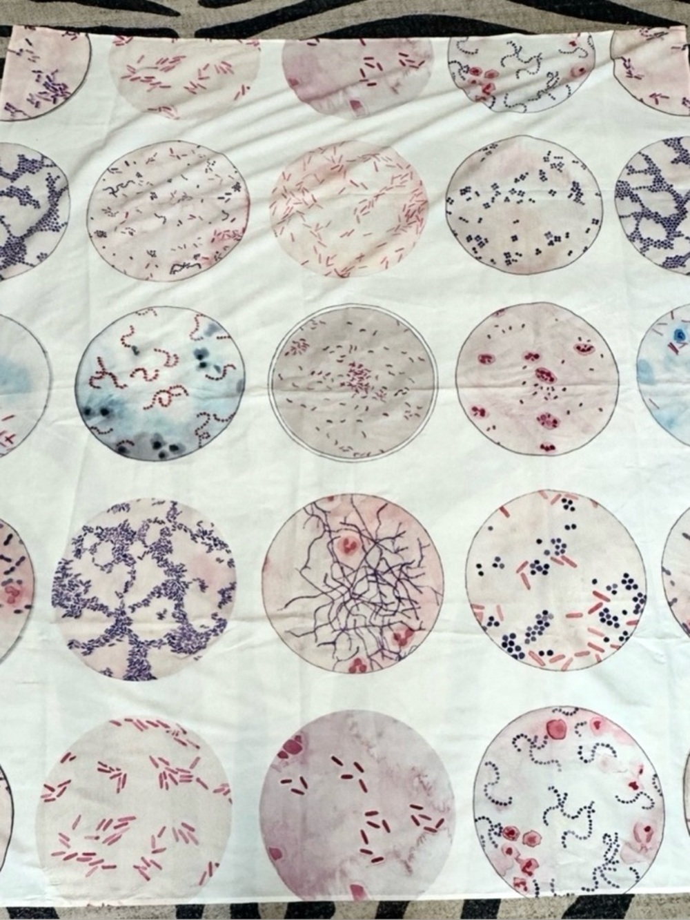 Society6 Microbiology Tapestry Science Wall Hanging Dorm Decor 50x57